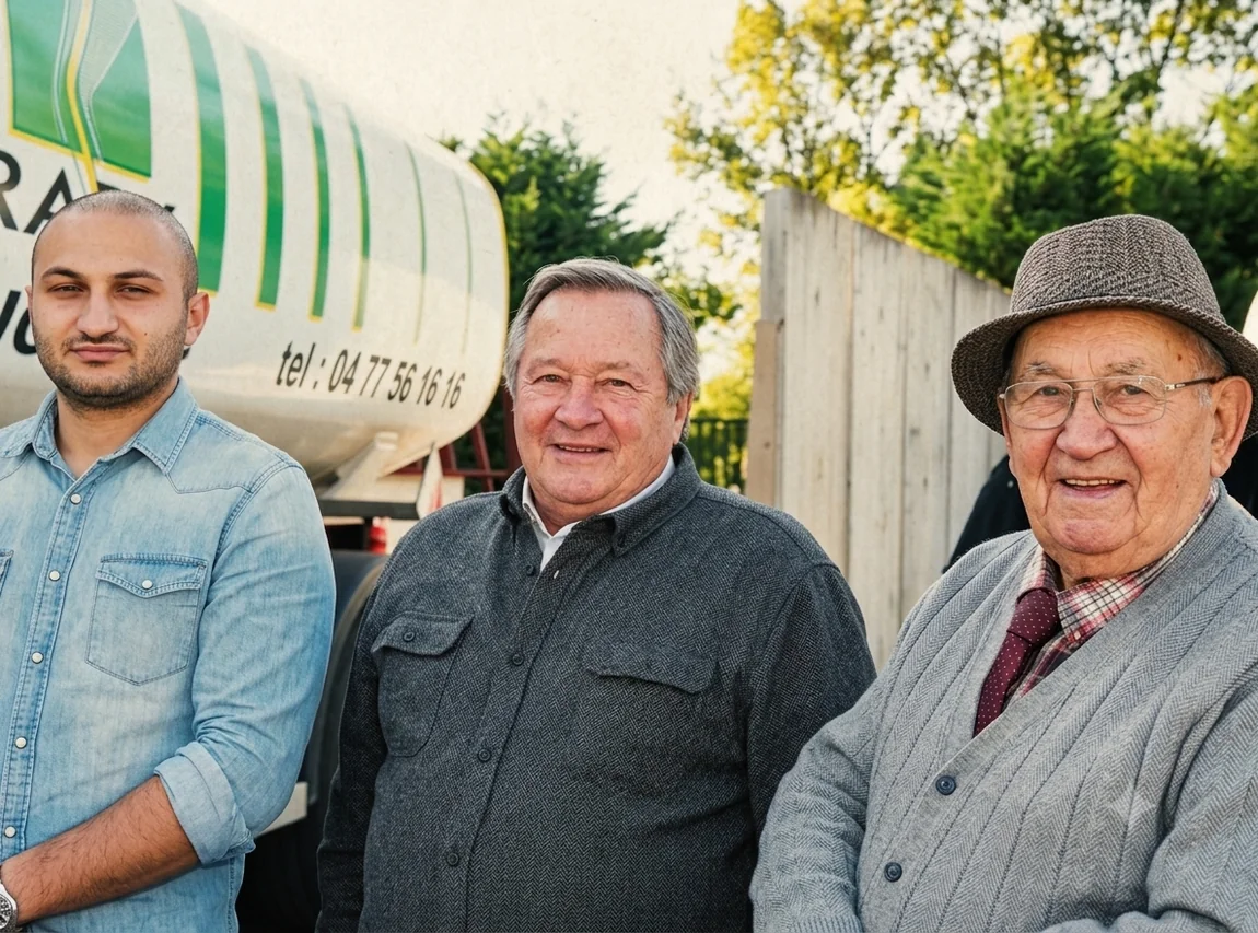 Trois générations de la famille Raby